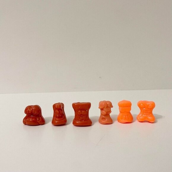 Vintage Lot Of 6 Crazy Bones Gogos Toys - Picture 1 of 11